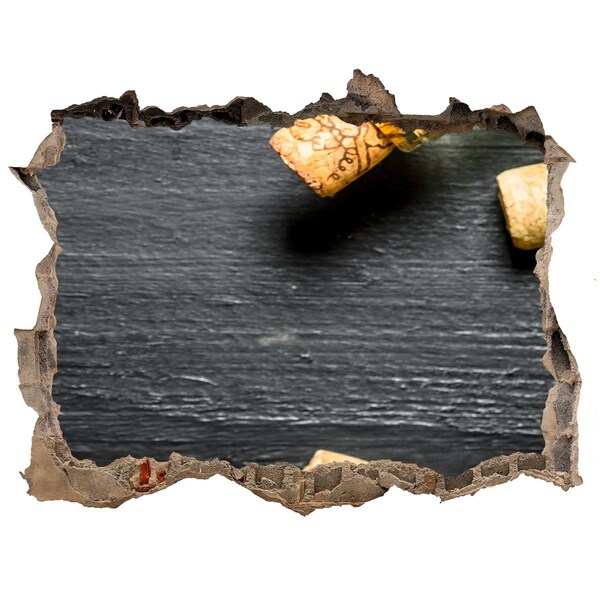 Adesivo buco nel muro Vino e uva