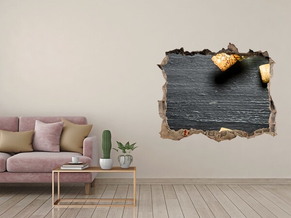 Adesivo buco nel muro Vino e uva