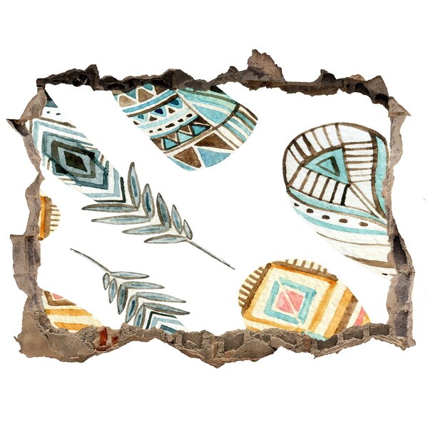 Adesivo buco nel muro Design esotici per fori nel muro