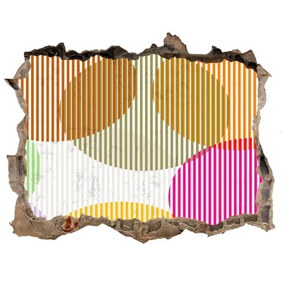 Finto buco nel muro 3D Buco astratto nel muro