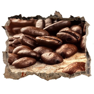 Adesivo buco nel muro Caffè nel cuore del muro