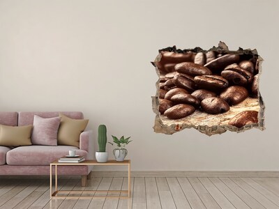 Adesivo buco nel muro Caffè nel cuore del muro