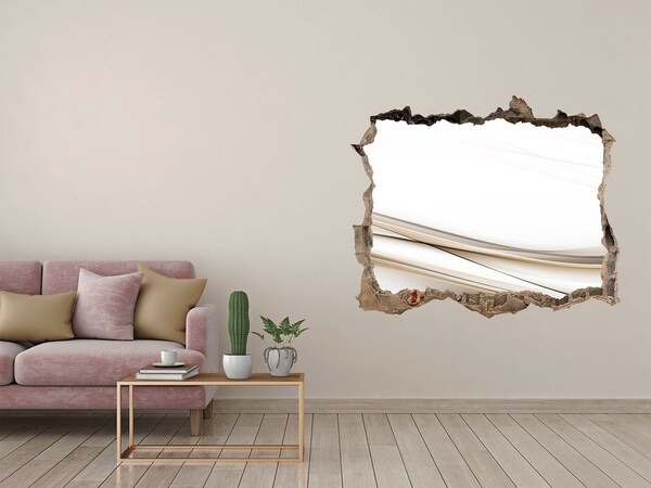 Adesivo buco nel muro L'illusione dello spazio aperto