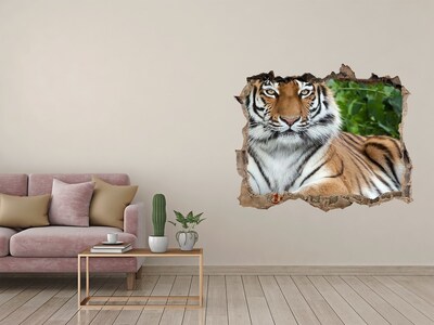 Sticker buco nel muro Tigre nel suo habitat naturale