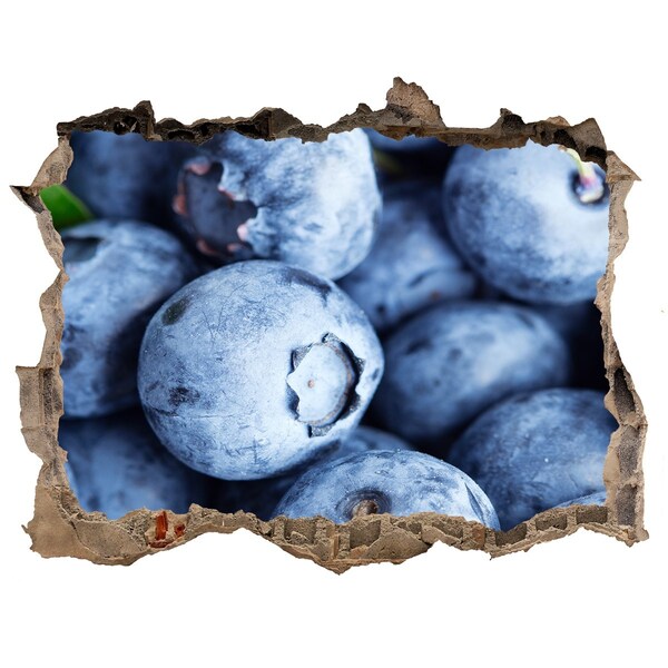 Finto buco nel muro 3D Bacche in una buca di cemento