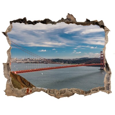 Finto buco nel muro 3D Golden Gate a San Francisco