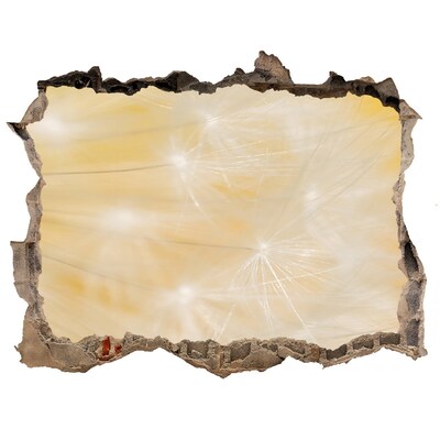 Finto buco nel muro 3D Spazio floreale dietro il muro