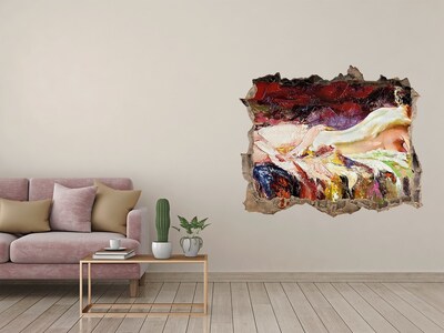 Finto buco nel muro 3D Paesaggio montano pittoresco