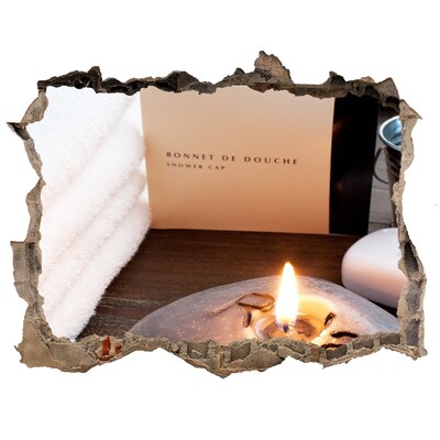 Sticker buco nel muro Rilassati alla spa