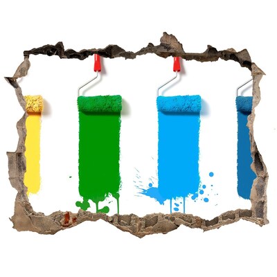 Sticker buco nel muro Dipingere in un nuovo stile