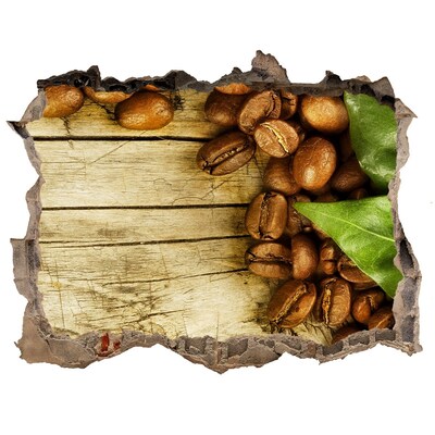 Adesivo buco nel muro Caffè in una buca di cemento