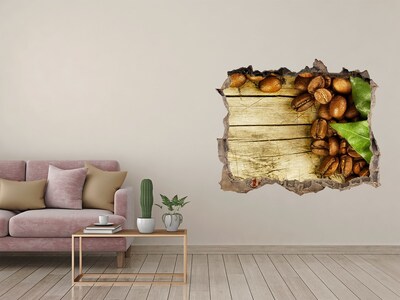 Adesivo buco nel muro Caffè in una buca di cemento