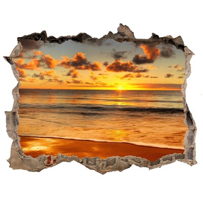 Sticker buco nel muro Tramonto sull'oceano