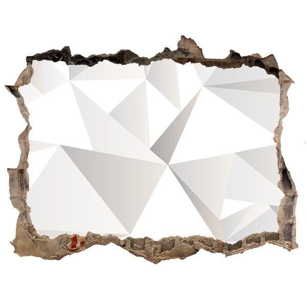 Adesivo buco nel muro Buco di cristallo nel muro