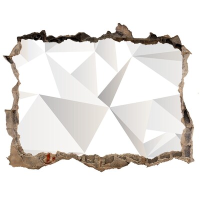 Adesivo buco nel muro Buco di cristallo nel muro