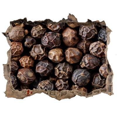 Adesivo buco nel muro Spezie d'oro in un buco nel muro