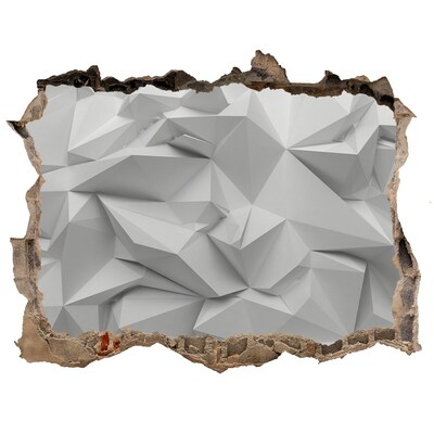 Finto buco nel muro 3D Un buco nel muro moderno