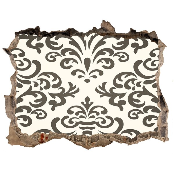 Adesivo buco nel muro Un elegante motivo sulla parete