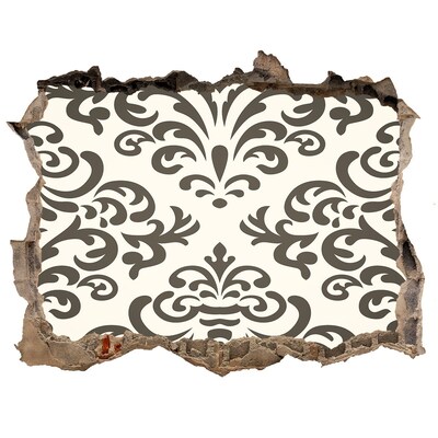 Adesivo buco nel muro Un elegante motivo sulla parete