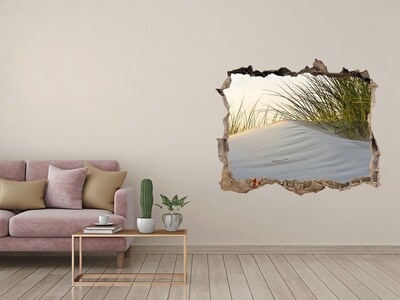 Finto buco nel muro 3D Duna illuminata dalla luce del tramonto