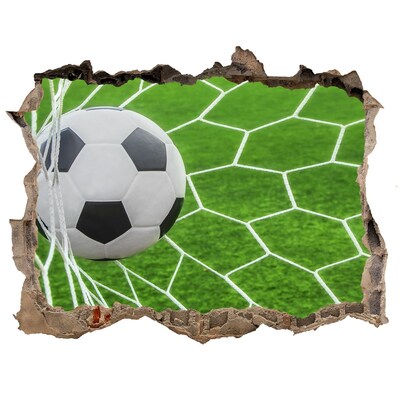 Finto buco nel muro 3D Un gol nel calcio