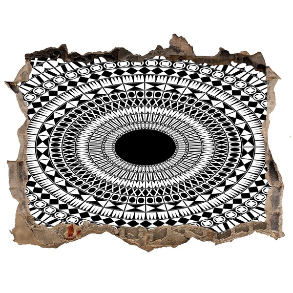 Adesivo buco nel muro Motivo astratto sulla parete