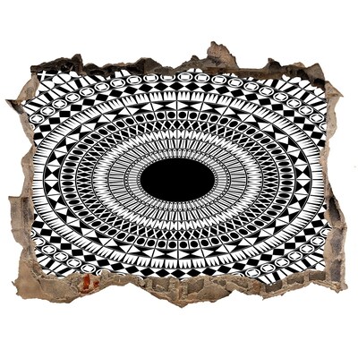 Adesivo buco nel muro Motivo astratto sulla parete