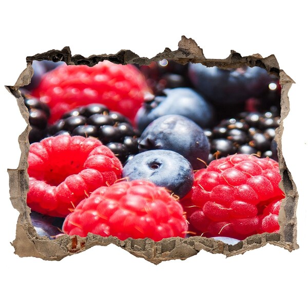 Adesivo buco nel muro Esplosione di frutta