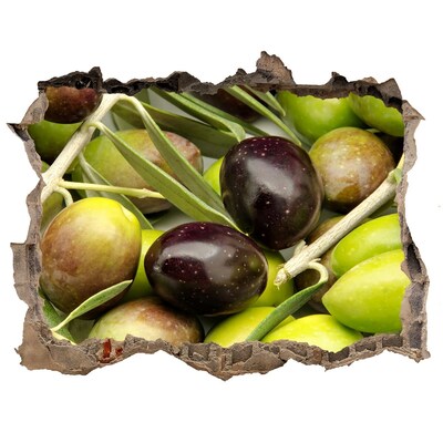 Adesivo buco nel muro Olive in cemento