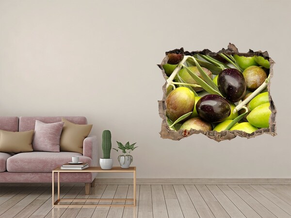 Adesivo buco nel muro Olive in cemento