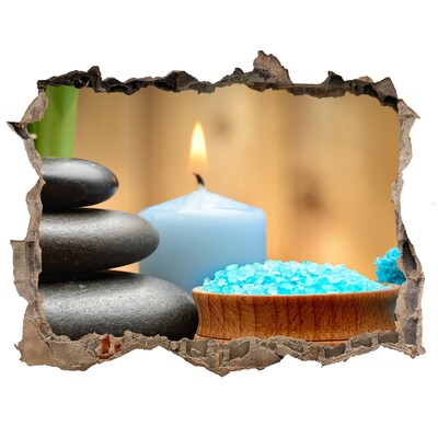 Finto buco nel muro 3D Angolo relax spa