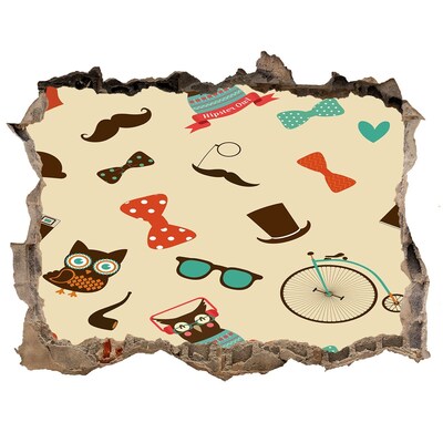 Adesivo buco nel muro Fantasie e accessori alla moda