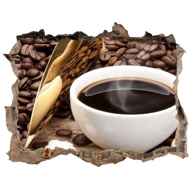 Adesivo buco nel muro Caffè nel cuore della natura