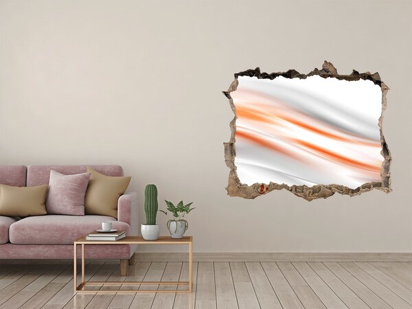 Finto buco nel muro 3D Paesaggio futuristico