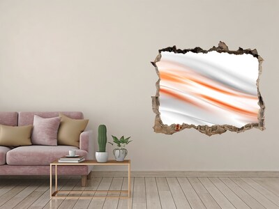 Finto buco nel muro 3D Paesaggio futuristico