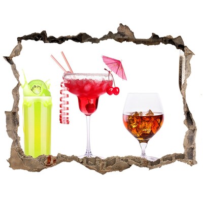 Finto buco nel muro 3D Bar sulla spiaggia