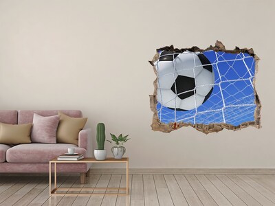 Finto buco nel muro 3D Un gol nel calcio