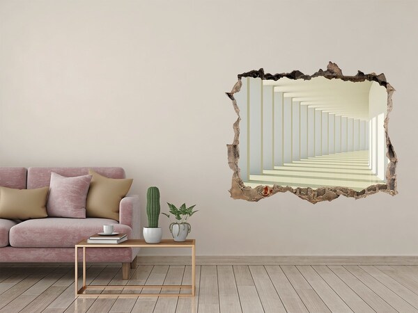 Sticker buco nel muro L'illusione dello spazio infinito