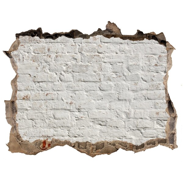 Adesivo buco nel muro Muro di mattoni danneggiato