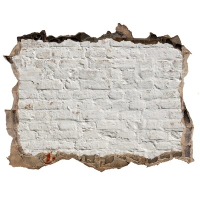 Adesivo buco nel muro Muro di mattoni danneggiato