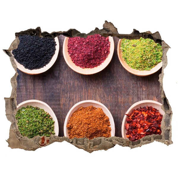 Finto buco nel muro 3D Paradiso delle spezie