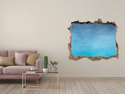 Finto buco nel muro 3D Cielo sull'oceano