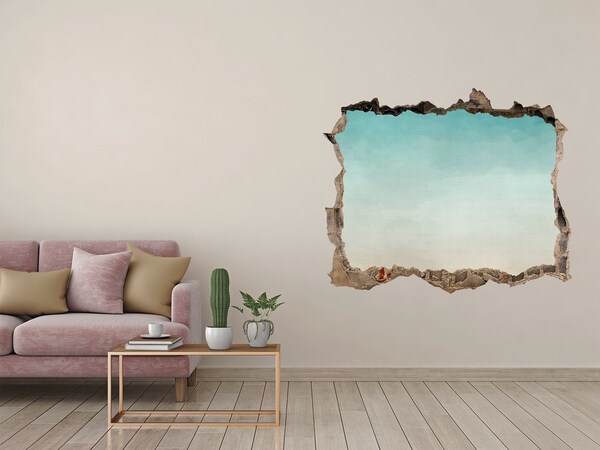 Adesivo buco nel muro Cielo sopra il mare