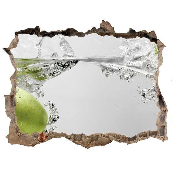 Finto buco nel muro 3D La mela sommersa