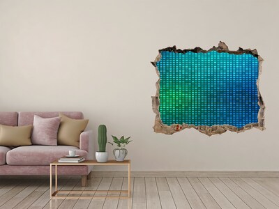 Adesivo buco nel muro Il mondo sottomarino dei suoni