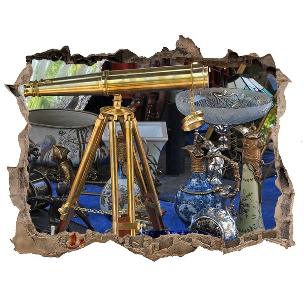 Adesivo buco nel muro Antiquariato in un negozio misterioso