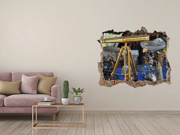 Adesivo buco nel muro Antiquariato in un negozio misterioso