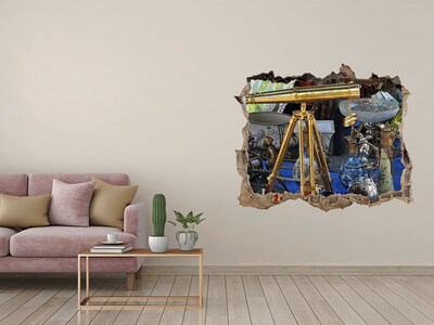 Adesivo buco nel muro Antiquariato in un negozio misterioso