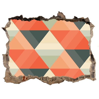 Finto buco nel muro 3D Motivi geometrici nel foro