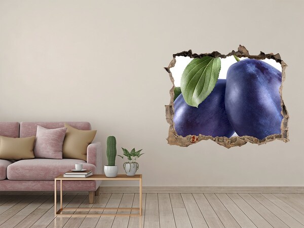 Finto buco nel muro 3D Prugne succose